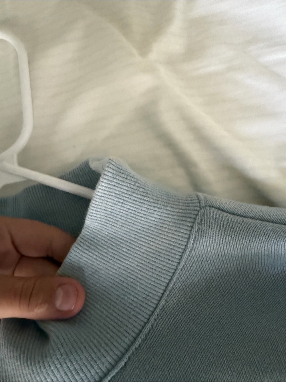 Parker Light Blue Lettered Crewneck Sweatshirt - Picture 5 of 6